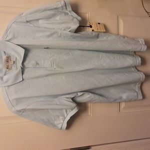 NWT men's sky blue polo shirt